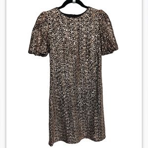 Like new ELIZA J Sparkle Sequin Mini Dress Size 4
